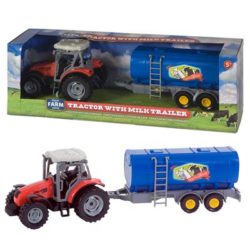 Dutch Farm Line tractor met melkwagen