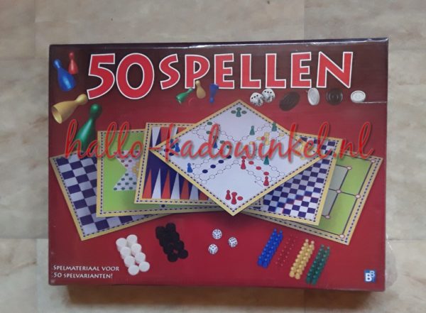 50 spellen in een doos