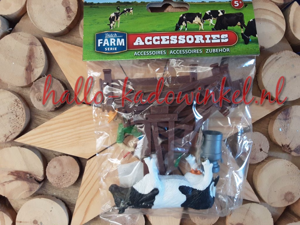 Set met boer en koe en hekken