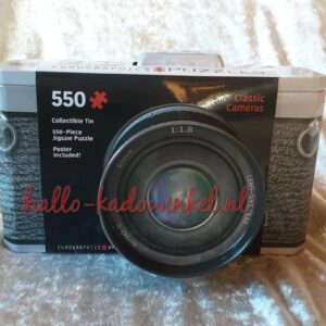 Puzzel Classic Camera Tin