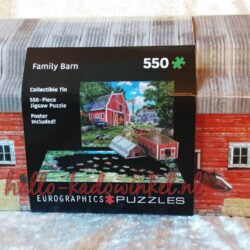 Puzzel Family Farm Tin