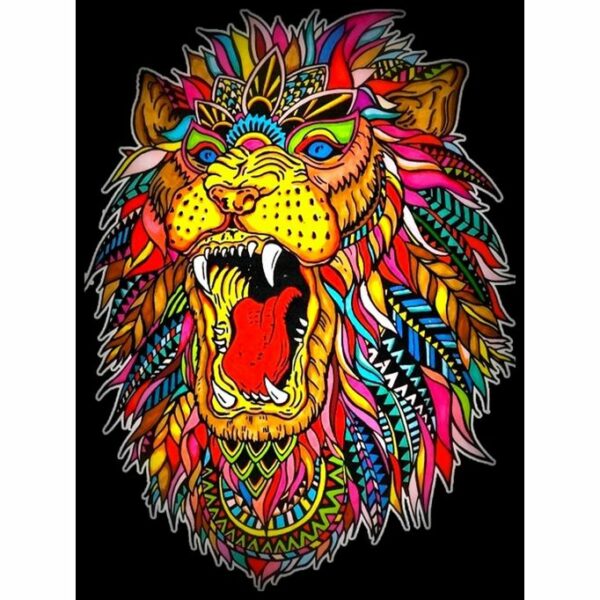 kleurplaat leeuw