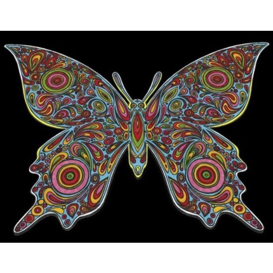 kleurplaat vlinder