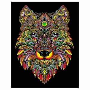 kleurplaat Wolf