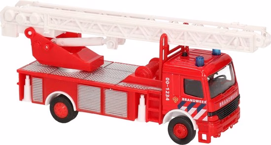 brandweer vrachtwagen met ladder