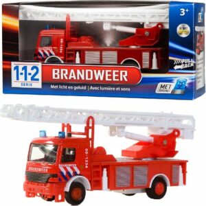 brandweer vrachtwagen met ladder