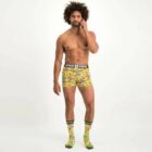 Tropical flower boxer en sokken