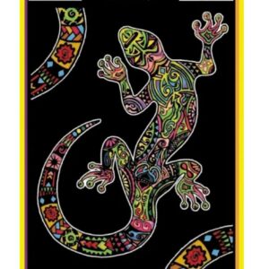 Kleurplaat Salamander zonder stiften