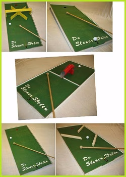 Mini Midgetgolf totaal 5 banen