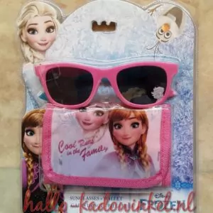 Frozen kadoset met zonnebril en portemonnee